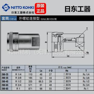 2280-2P280-82S日东工器ITTOKOHKI高压快NRCY速接头0系列
