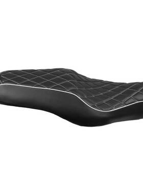 哈雷XL883X48改装坐垫 XL1200连体坐垫包 摩托配件双人车座座垫