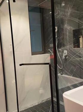 酒店门宾馆量工程卫生批间折叠门房淋浴内移飞方型FDLL型全包框玻