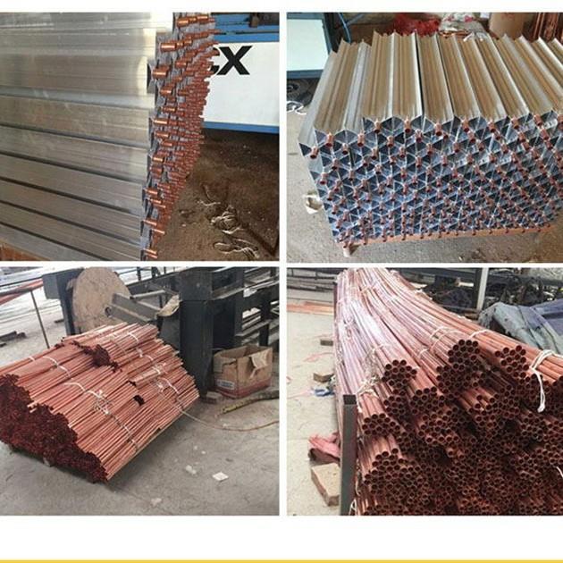 暖气片75气*75*757铜5铝复合散热器自采家程用暖片工取暖暖气片