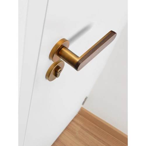 门门锁室内YSE卧房锁新式实木门室把手中分体锁磁吸静音门锁家用