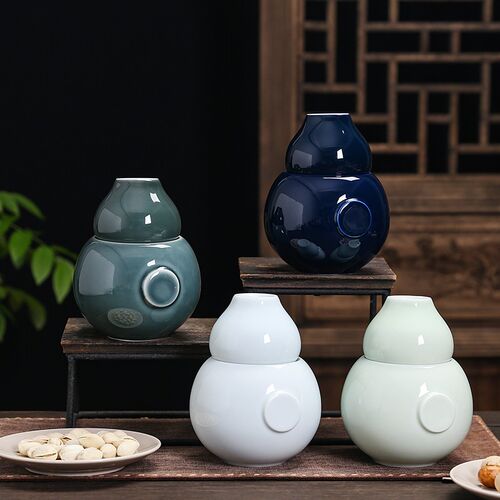 温酒壶家用烫酒壶暖酒陶瓷老式热酒具二两白酒黄酒温W酒器烈酒套
