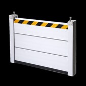 防洪挡水板防汛h铝合金防水板移动式 车库地下室阻水墙地铁口防汛