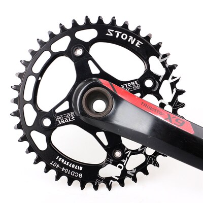 STONE BCD104自n行车圆盘单盘正负齿牙盘片XT780 785 610 SLX670