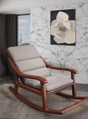 新中式实躺木摇椅休用闲摇摇家躺椅人逍遥客厅大阳台懒人KKH摇摇