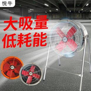 工业排气扇高速排风扇管道风机圆筒通风换气扇墙壁静音抽风机