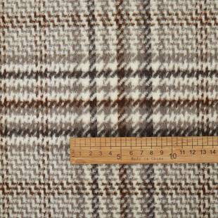 202秋格冬新款 顺毛子毛5呢面料大衣套DRY呢外短毛双面羊绒毛纺布