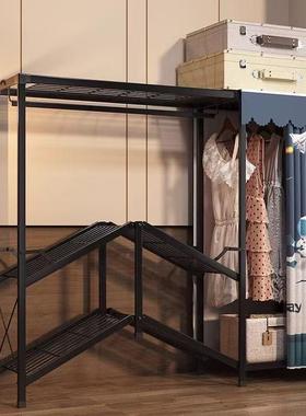 安装衣柜家用卧室可折叠简易衣宿舍免收纳衣橱出房租用柜布ITB衣