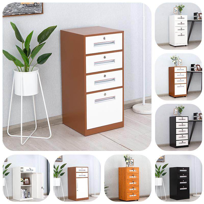 锁文件柜矮柜带皮办公桌边铁打印机资料柜活抽屉式动柜阳台储HSB,商业/办公家具,办公储物柜,淘宝优惠券,粉丝福利购,淘宝优惠卷