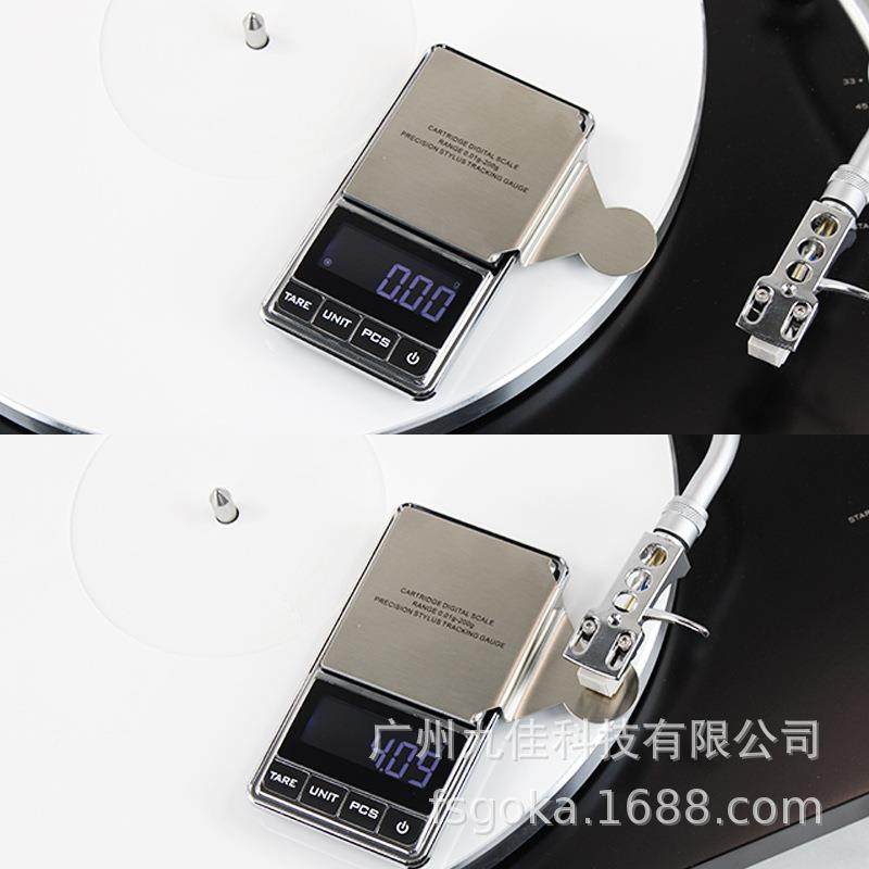 工黑胶整唱唱机唱GK-R29针针压计留声机唱针调工具LP头调整器具