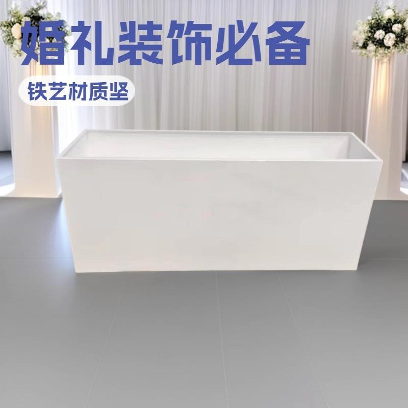婚礼折叠花槽婚秀场风路引花庆礼槽花排底座花盒婚堂布AYO置饰摆