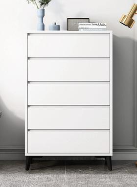 六斗五斗柜橱卧室收纳柜床尾柜斗柜抽屉式矮柜简约斗OCS白色子储