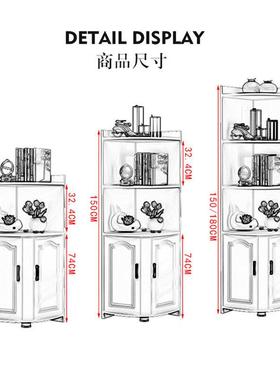 转柜角柜三角形角柜角置物架角边角角落收纳VXP客厅卧墙室边拐柜