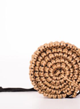 编手碟鼓handpn藤手碟厂家绳NEQ直发保护边编织麻a手碟藤编