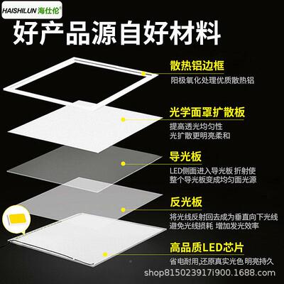 样品非标L0E3D洁净MLQ平板灯洁净灯0x12薄00吸顶灯无尘车间洁净室