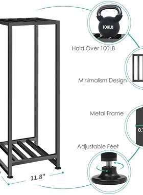 植物支架金yccc014,室内室外金属植物支架座2层重型属底支架装饰