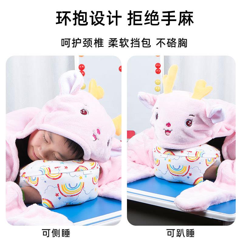 午睡枕小学趴睡枕午休教桌室上睡觉抱童枕生儿学生趴睡趴趴枕枕头
