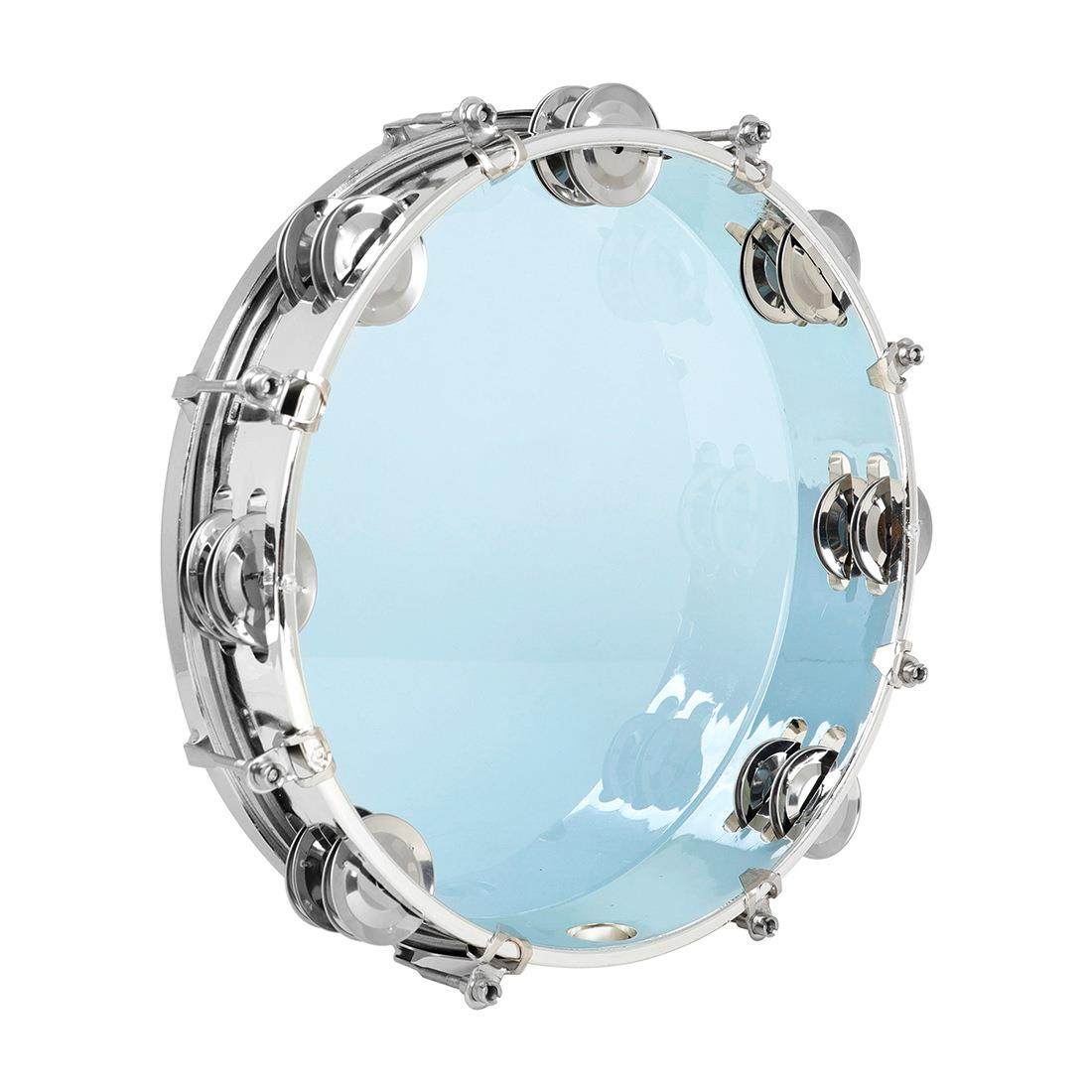 10寸自调音手拍摇铃鼓不人锈圈双OF0194/O排手鼓钢儿童成打击乐器