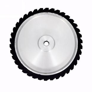 砂橡机胶轮铝主芯砂带轮打磨过砂沙带机配件沙带300*503带套轮动