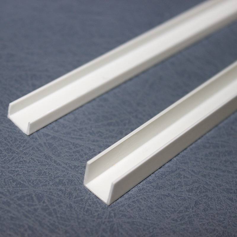 塑料U型滴水槽PVC滴水线分隔条天花吊顶几字型线条造型收边填缝线