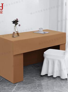 酒店方形防折叠议桌滑会台MHJ-HC07套纯色加厚台尼展会会议室桌长