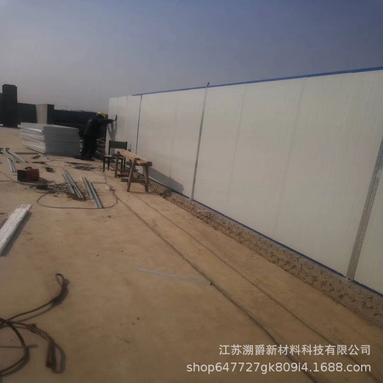 江苏厂家直销彩钢泡沫夹芯围挡