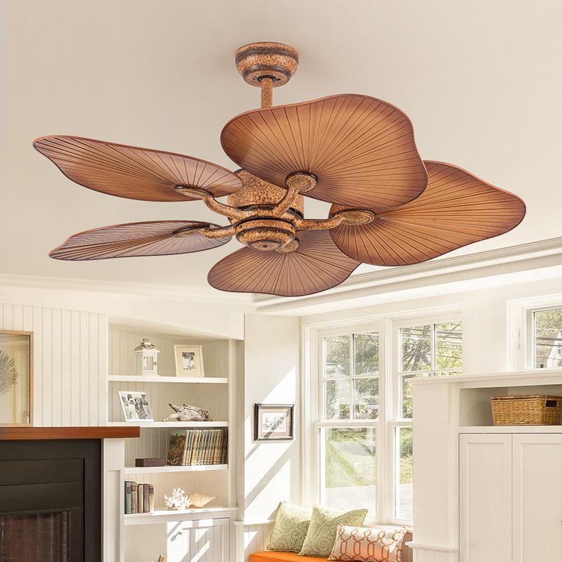 厂家风直销芭蕉吊墅扇户外叶凉亭庭院52BC9041阳光房电扇客厅餐厅