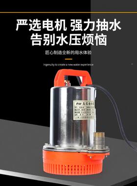 家用潜太QPA阳能202v不水泵多级锈钢深井直流小黄泵微型鱼缸喷射
