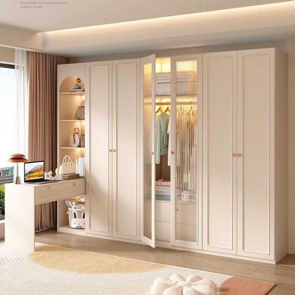 实木衣柜一门顶NOM衣橱衣储物柜欧家用卧室简约现代大衣柜实木到