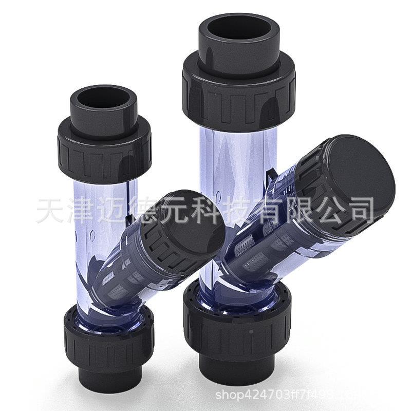 国标用Y型过器滤化工管道透明塑料GMS滤网饮自来水管净化过滤道器