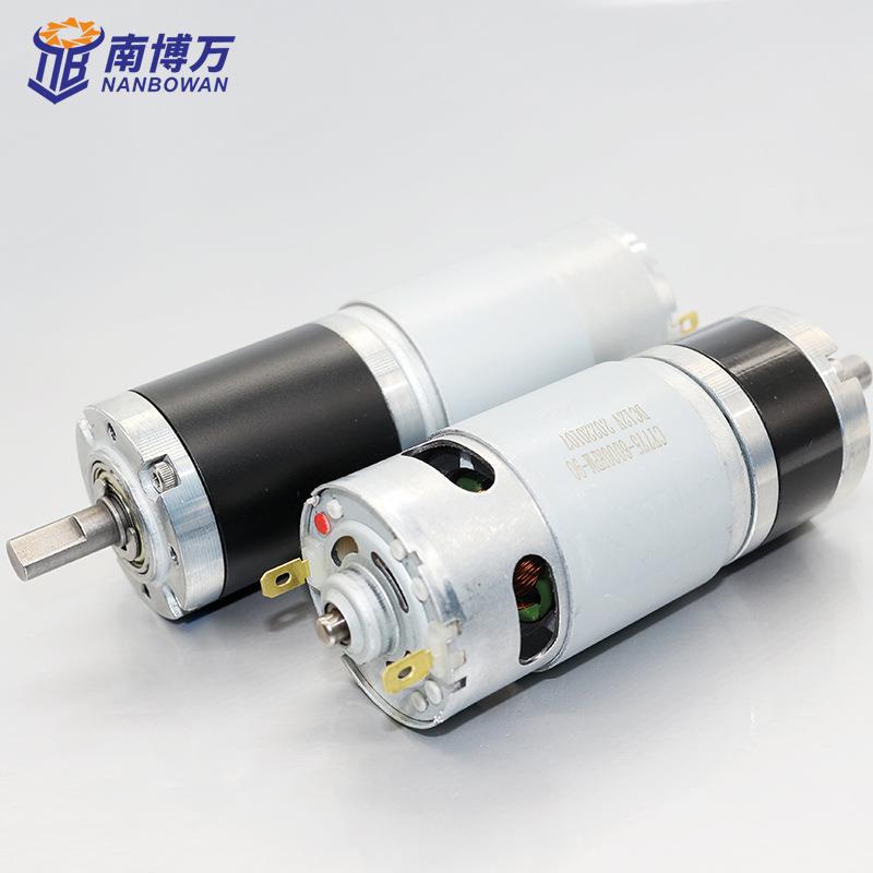 42直径71407v5直流减微速电机行星齿轮1224伏型可调速大扭速力低