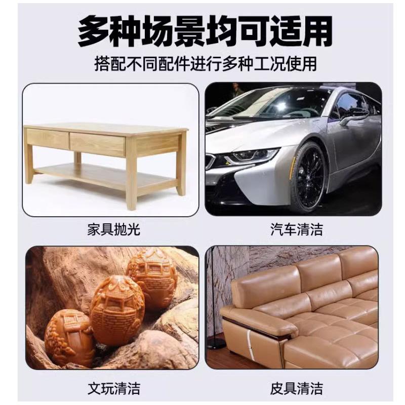 速豹1/2/3寸偏心同心气动磨机862B黄强汽蜡抛光打干磨车砂纸90度