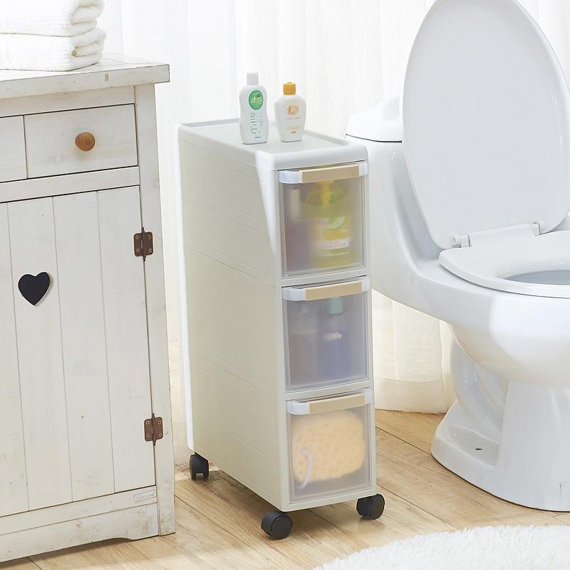 屉家现货943塑抽收纳柜厂置物架厨房浴室夹缝架收纳料箱