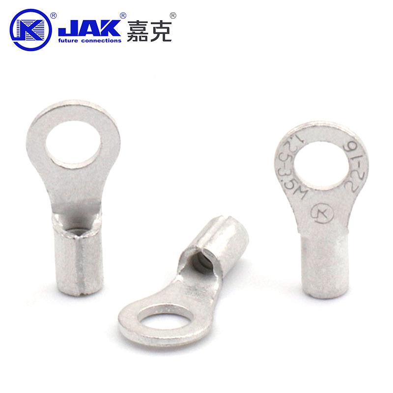 RNB1.接22195-.5M紫铜圆形端子圆线片O3环T国标裸端头M3螺口铜鼻