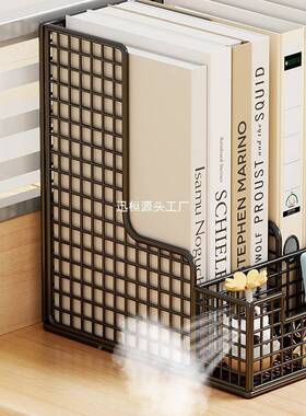 DS文件收纳架HTBa分4文件框办公桌层文5件夹收纳盒办桌面书架公室