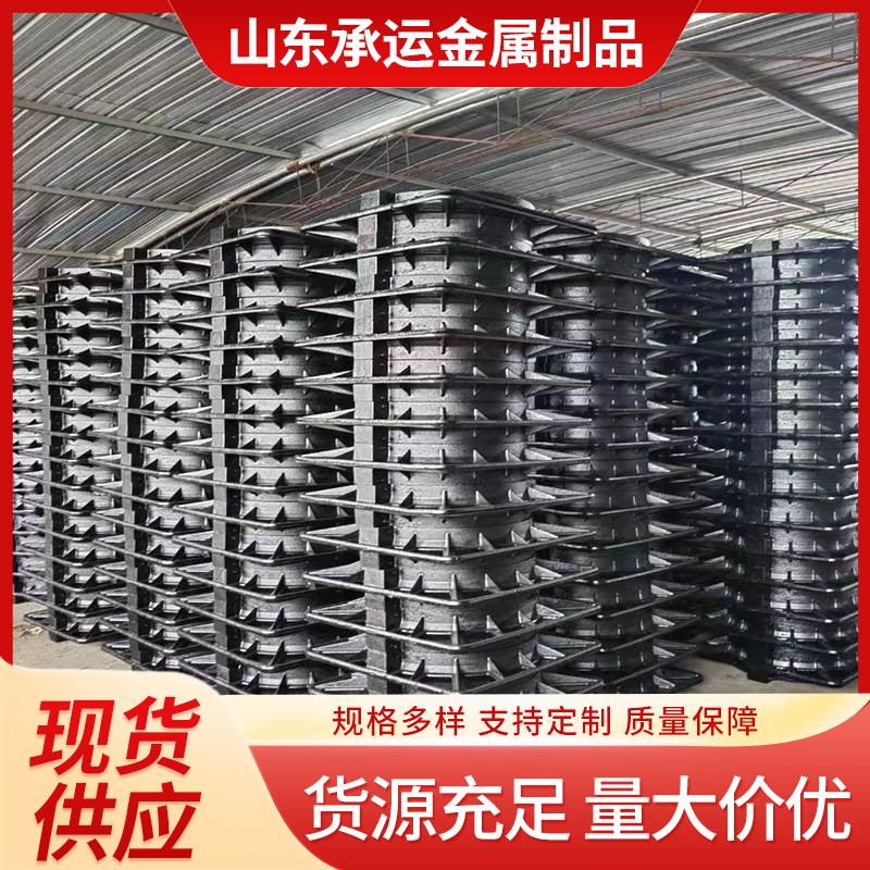 球墨铸铁外方内圆井盖 DN700重型井盖 污水道路用方形井盖 防尘降