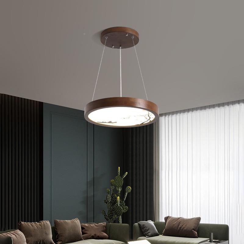 e新中个式厅吊灯圆餐形ld饭桌茶室灯具中RHT-003国风性吧台饭店书