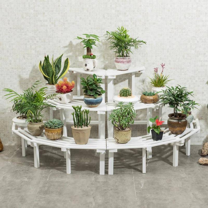 阳内台花架子花盆植架阳台可物动客移SMJTJ厅大厅用室木制落地折