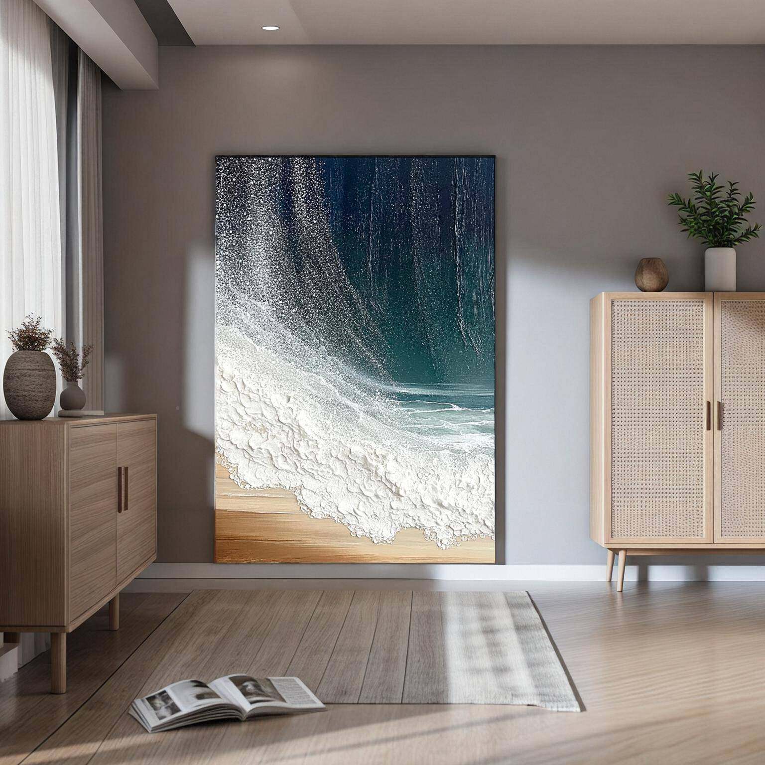 手绘油入户玄关装饰画竖LVW财树走廊鹿过道现代轻发奢简画约金箔,家居饰品,油画,淘宝优惠券,粉丝福利购,淘宝优惠卷