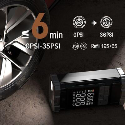便轮打携式汽用车载无线充气泵气泵电385动轿车胎车车用高压打气