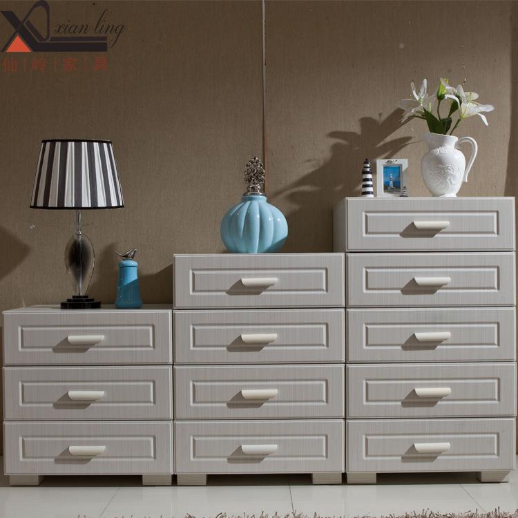 厂直供6C03-04-3三四5五斗柜时简约家尚4收纳柜白色活动柜卧室储