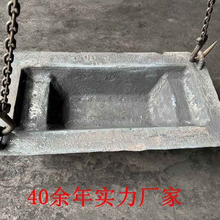 厂家直销铜锭槽铝锭槽生铁铸造锡锌槽大小可灰铁件球墨铸铁铜锭槽