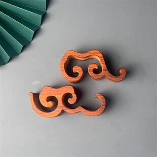 红花梨实木支架木棍架子摆件底座横财托架支撑架展示桌面道具拍照