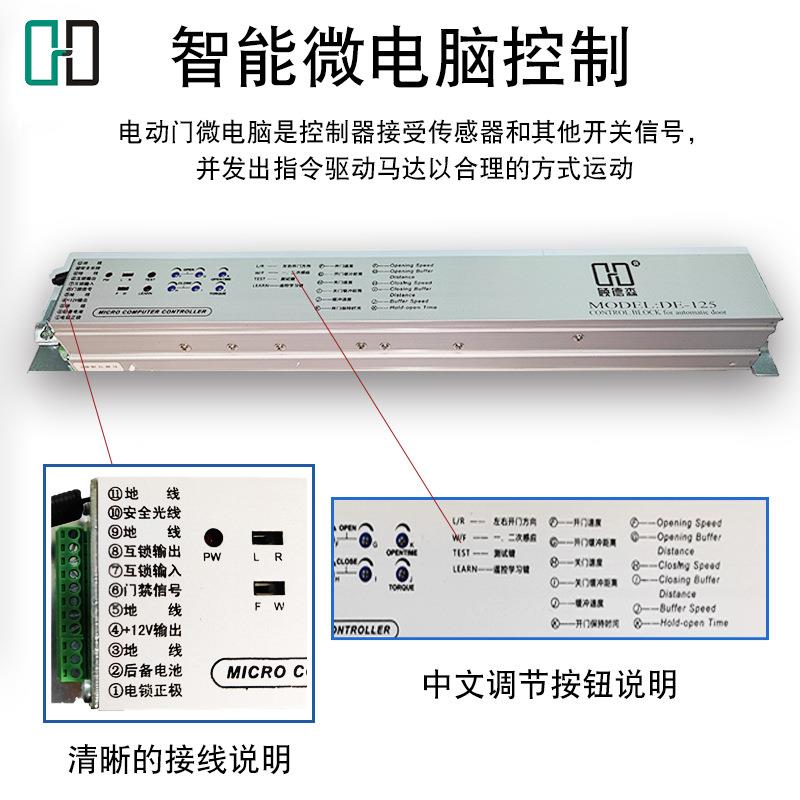 玻璃自动门马达感EOP感应门器平移门电机自动门应125机组厂家