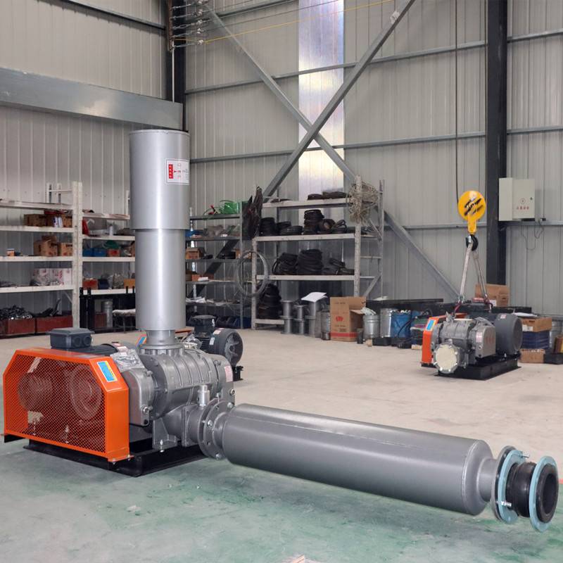 高压罗茨鼓风机低噪音污水处理水产养殖污水曝气罗茨鼓风机
