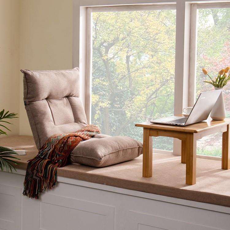 懒人沙发榻榻座椅折叠式靠单人小沙发床上日EQA米卧室阳台飘窗背