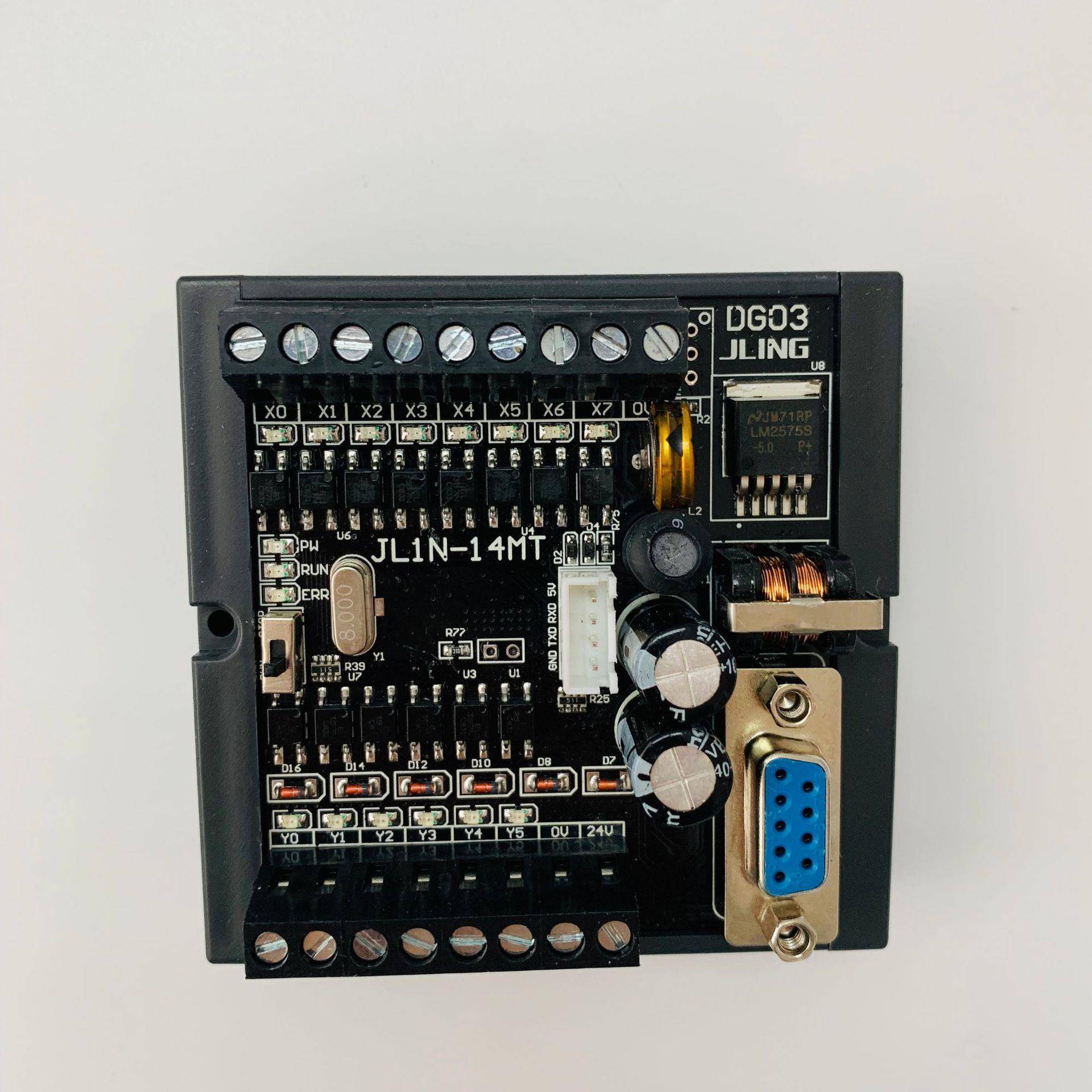 FX1N0-DG3国入6出晶体管输出带模拟量8产JL1N-DG0plc工控板可编辑