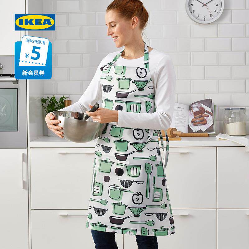 ikea宜家rinnig林妮格sandviva桑薇瓦防水围裙家用做饭餐饮工作服