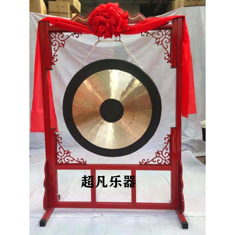 速发开业大锣开道锣35/40/50/60/80cm专业传统响铜锣纯铜防汛抄锣