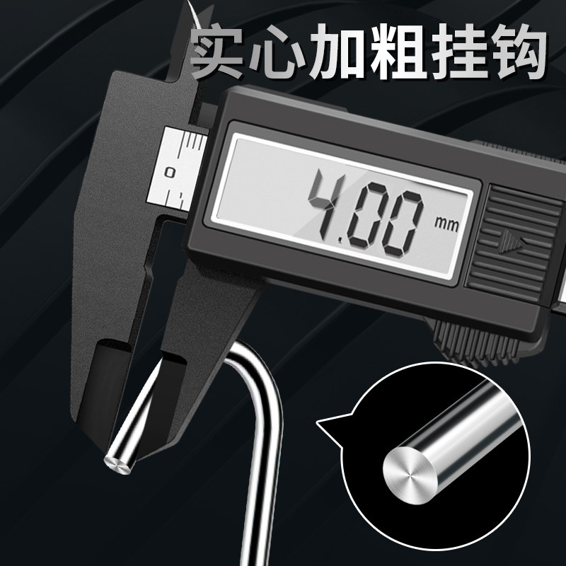 速发厂家不锈钢S型晒腊肉的挂钩加粗大号实心挂猪肉香肠烤鸭勾S钩